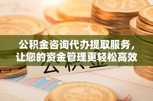 渝水公积金咨询代办提取服务，让您的资金管理更轻松高效