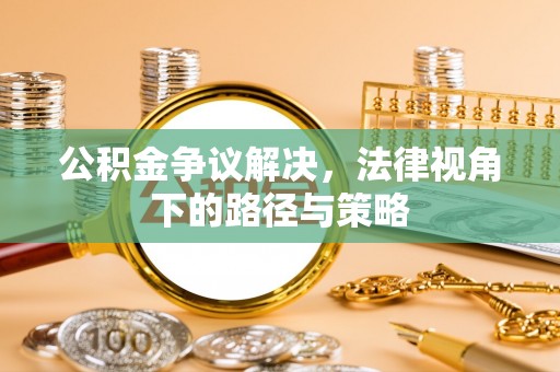渝水公积金争议解决，法律视角下的路径与策略